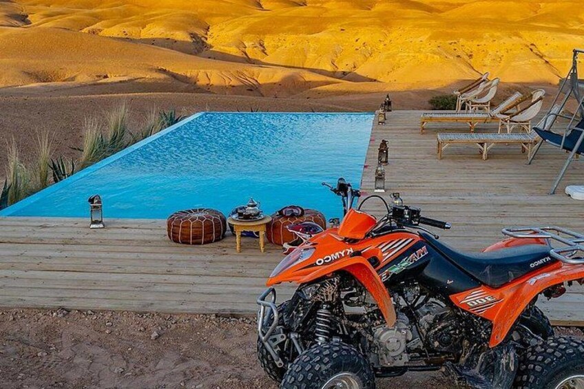 Agafay Desert Dinner Show with Quad Bike and Sunset Camel Ride 2