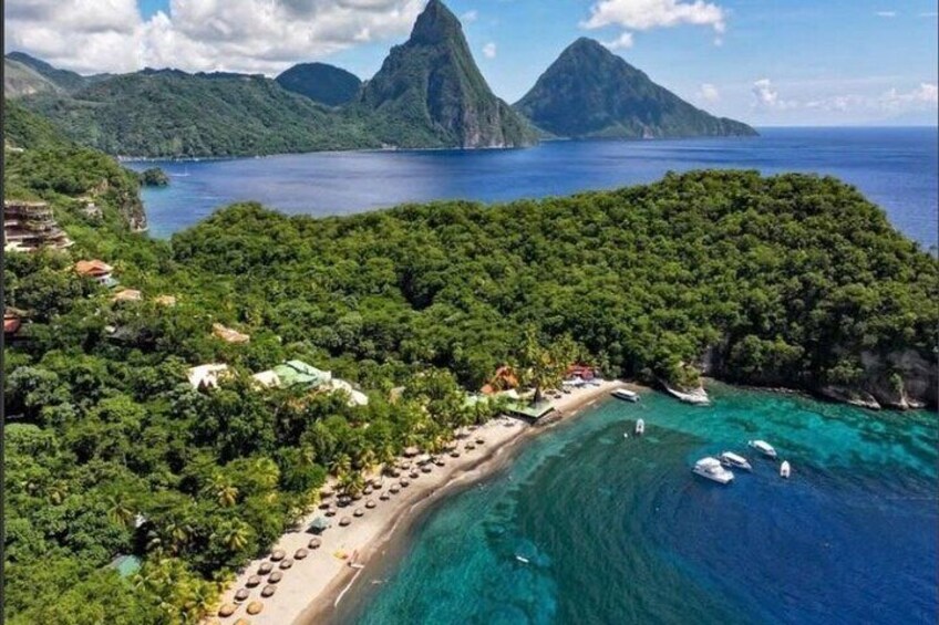 St Lucia Pitons, Waterfalls, Mud Bath experience. (Inc Lunch) 3