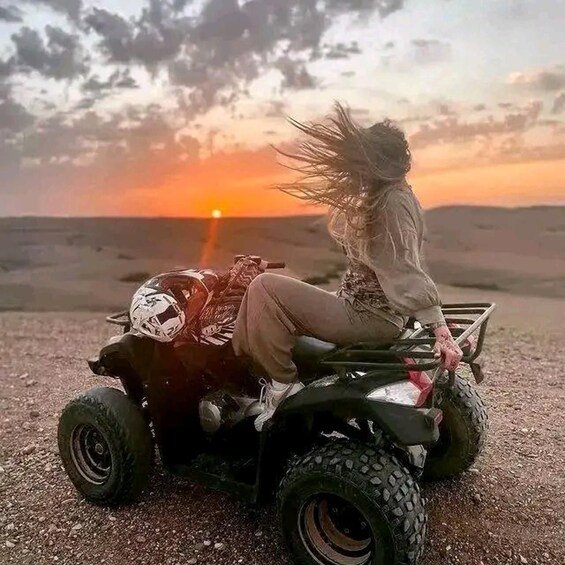 Picture 4 for Activity Marrakech: Agafay Desert Quad Bike & Camel Ride Dinner Show 4