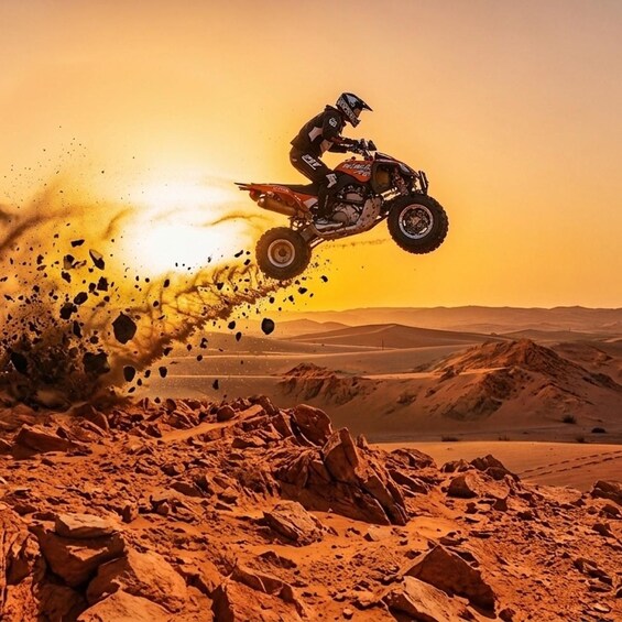 Picture 15 for Activity Marrakech: Agafay Desert Quad Bike & Camel Ride Dinner Show 3