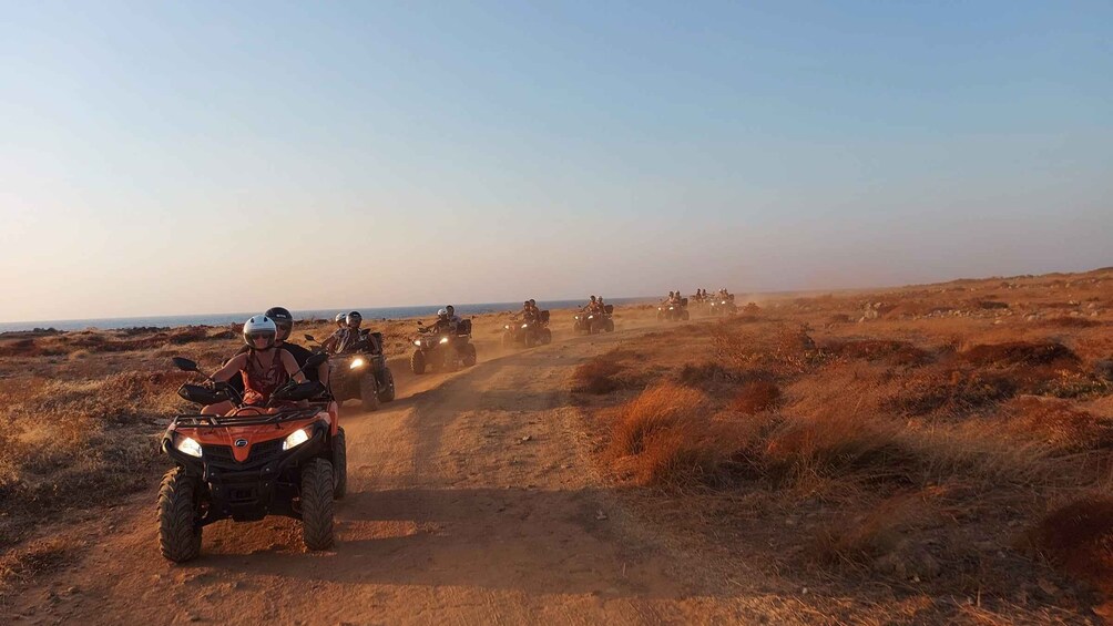Picture 8 for Activity Malia: Off-Road Quad Safari Evening Tour with Dinner
