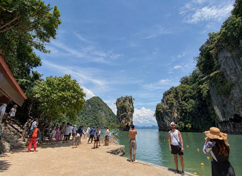 Picture 20 for Activity From Phuket: Phang Nga Bay and Canoeing Tour by Big Boat 3