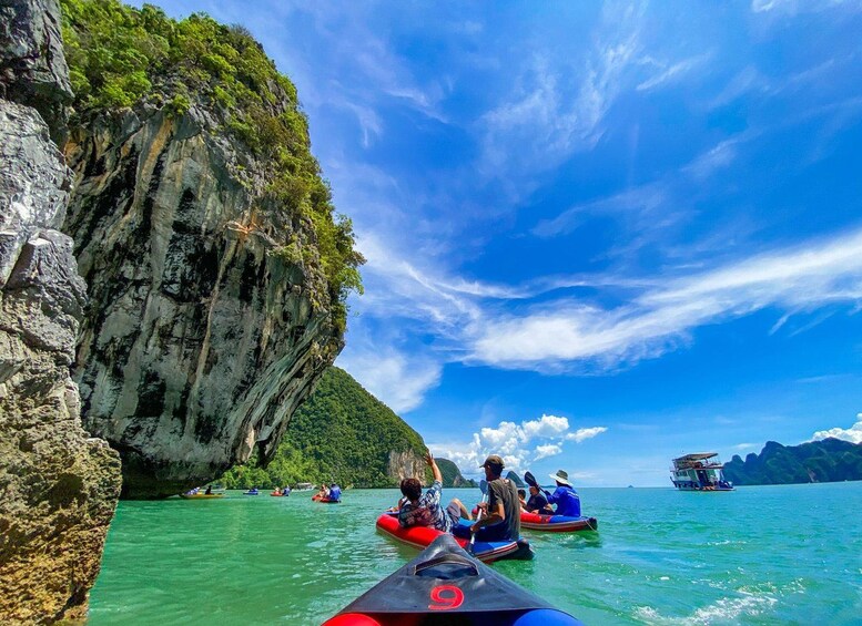 Picture 11 for Activity From Phuket: Phang Nga Bay and Canoeing Tour by Big Boat 4