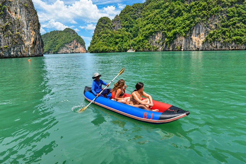 Picture 2 for Activity From Phuket: Phang Nga Bay and Canoeing Tour by Big Boat 4