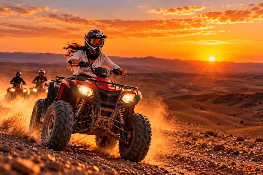 Marrakech: Agafay Desert Quad, Camel Ride & Dinner Show 1