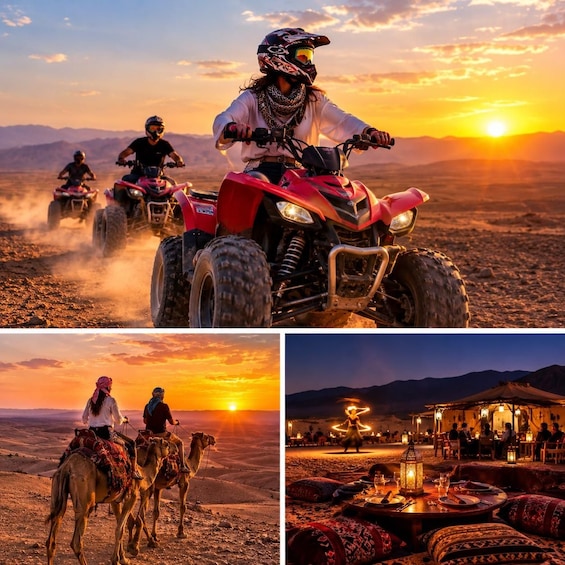 Picture 79 for Activity Marrakech: Agafay Desert Quad, Camel Ride & Dinner Show 2