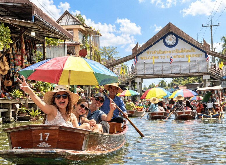 Picture 2 for Activity Bangkok: Maeklong Railway Market & Floating Market Boat Tour 3
