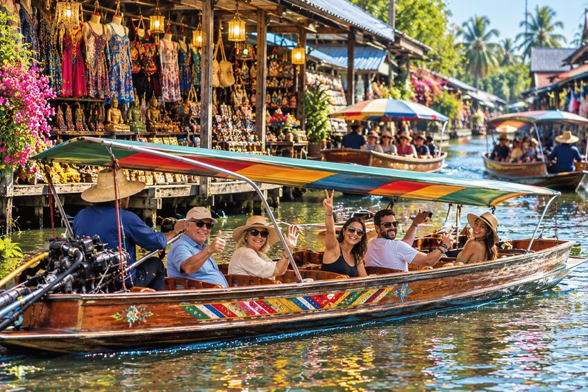 Picture 4 for Activity Bangkok: Maeklong Railway Market & Floating Market Boat Tour 2