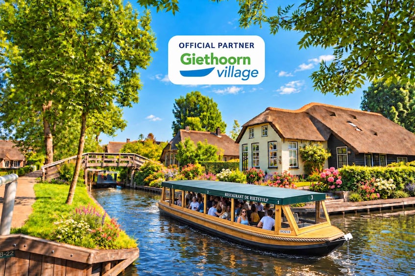 Amsterdam: Giethoorn Fairytale Village Tour & Canal Cruise 1