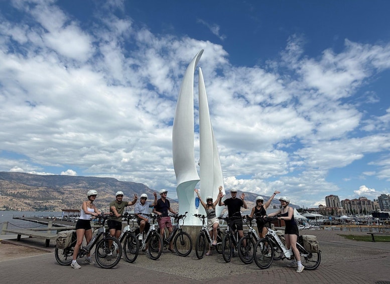 Picture 1 for Activity Kelowna: Scenic E-Bike Ride and Axe Throwing Adventure 2