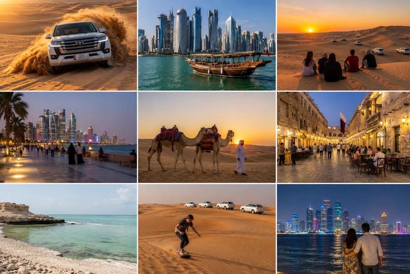 Doha: Combo City Tour and Desert Safari with Camel Ride 2