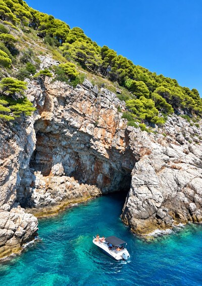 Picture 9 for Activity Dubrovnik: Blue & Green Caves Private Boat Tour with Drinks 3