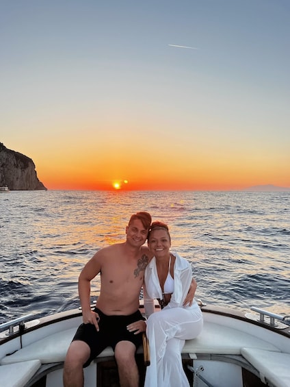 Picture 23 for Activity Capri: Private Sunset Boat Tour With Aperitif & Swimming 2