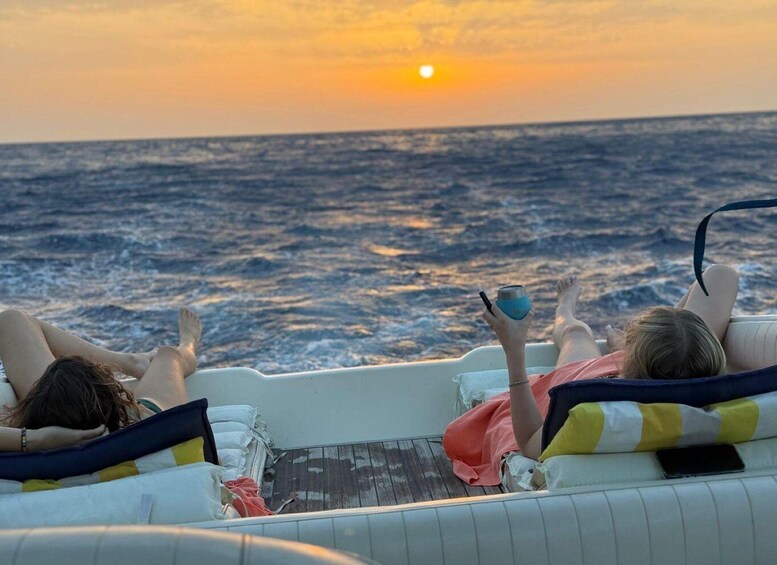 Picture 54 for Activity Capri: Private Sunset Boat Tour With Aperitif & Swimming 5