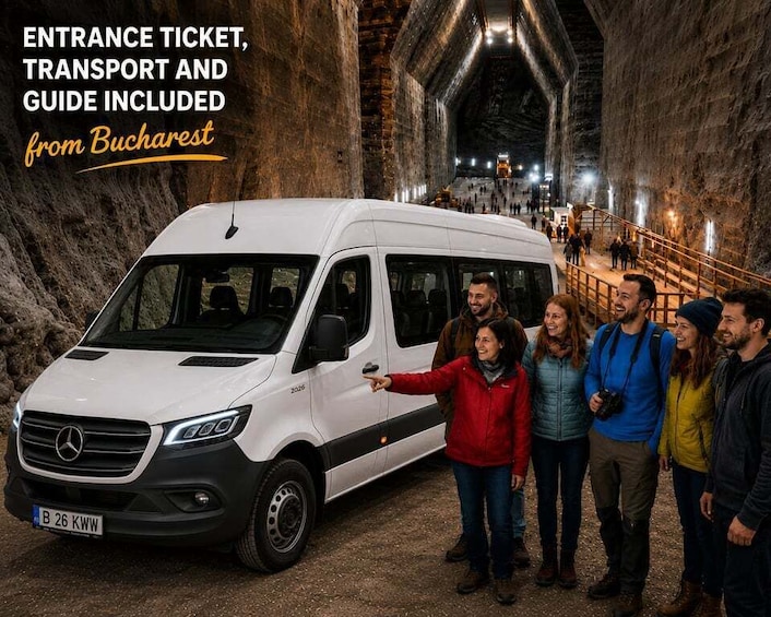From Bucharest: Slănic Prahova Salt Mine Ticket and Transfer 2