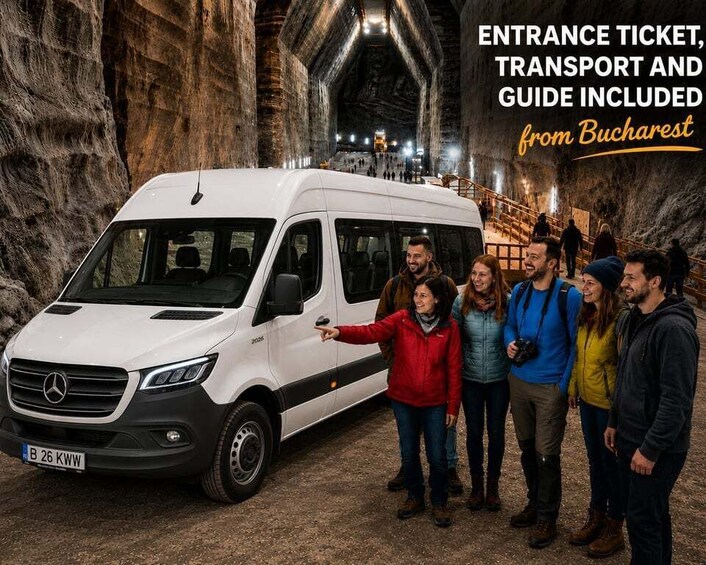 From Bucharest: Slănic Prahova Salt Mine Ticket and Transfer 1