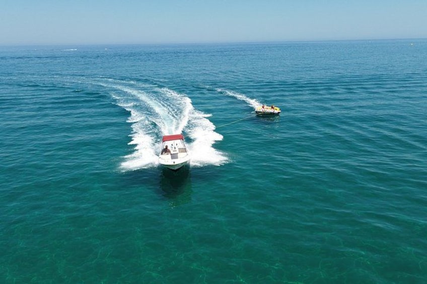 Banana Watersport Activity on the Beach at Rethymno 4