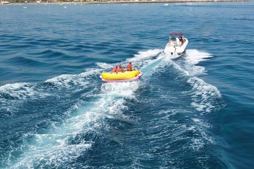 Banana Watersport Activity on the Beach at Rethymno 3