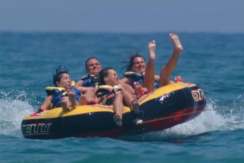 Banana Watersport Activity on the Beach at Rethymno 5