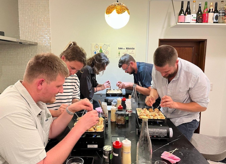 Picture 8 for Activity Osaka Sake Tasting & Takoyaki Cooking 2