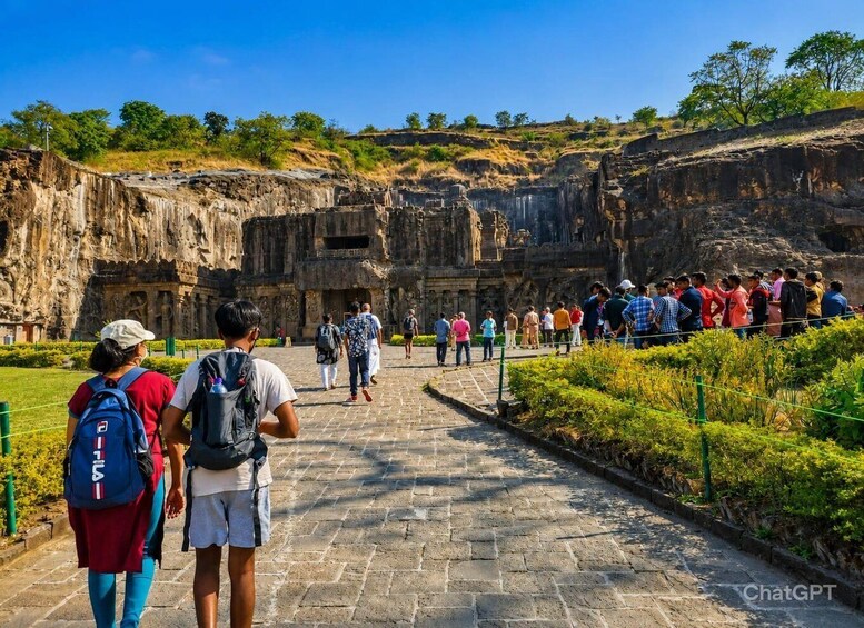 Picture 1 for Activity Aurangabad 3-Day Ajanta, Ellora & Lonar Crater Heritage Tour 3