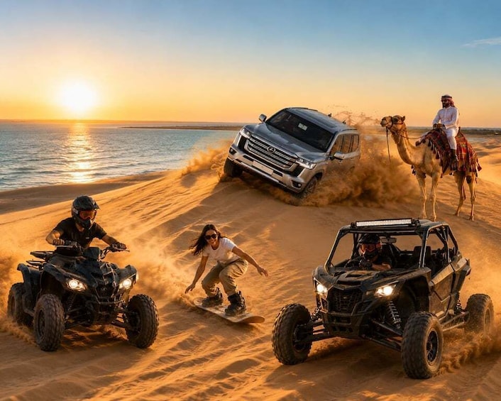 DOHA ALL INCLUSIVE SAFARI WITH QUAD OR BUGGY,CAMEL&SANDBOARD 1