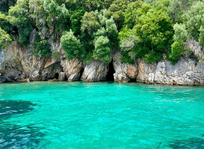 Picture 1 for Activity Corfu: Private Caves & Snorkeling Tour Northeast Coast 3