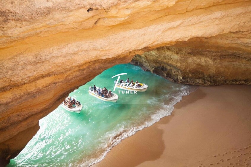 Picture 7 for Activity Lisbon: Algarve, Highlights & Benagil Cave Boat Tour Option 5