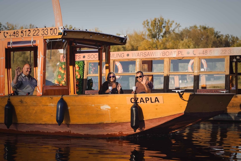 Picture 1 for Activity Warsaw: Vistula River Sunset Cruise with Welcome Drink 5