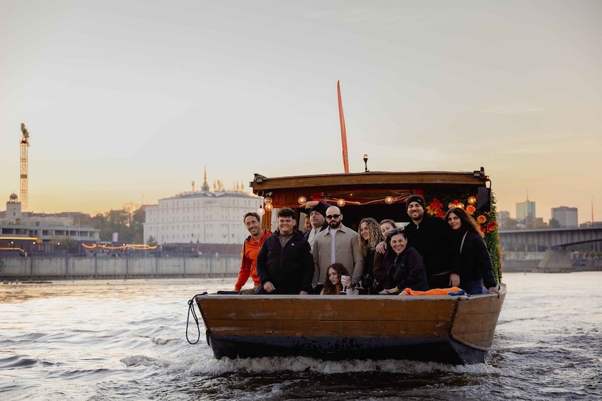 Picture 2 for Activity Warsaw: Vistula River Sunset Cruise with Welcome Drink 4