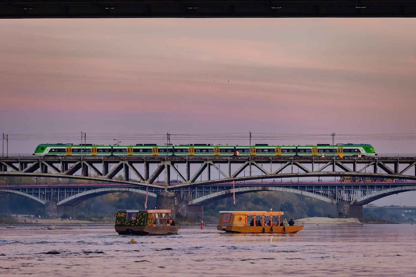 Picture 5 for Activity Warsaw: Vistula River Sunset Cruise with Welcome Drink 2