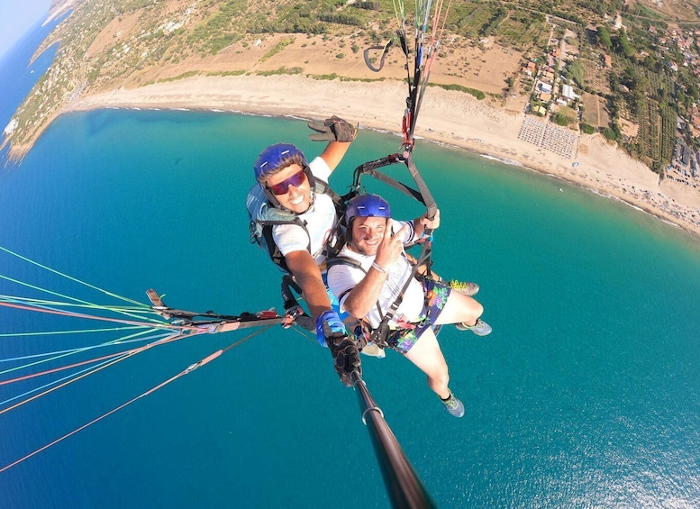 Picture 2 for Activity Taormina: Paragliding Tour with Instructor and GoPro Video 3