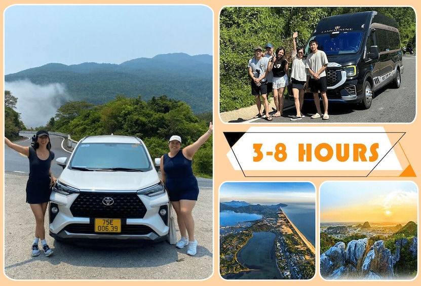 Hoi An to/from Hue by Private Car with Muti Sightseeing Stop 1