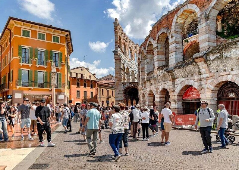 Picture 3 for Activity Verona: City Walking Tour with Cable Car & Wine Aperitif 2