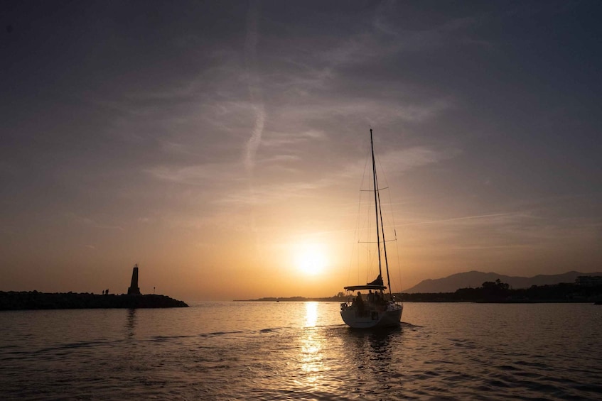 Picture 7 for Activity Puerto Banús: Small-Group Sunset Sailing Cruise with Drinks 2