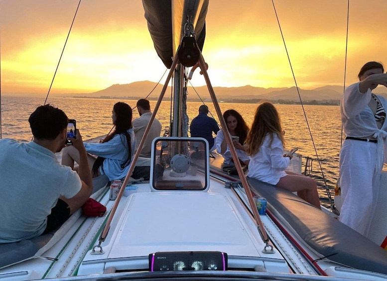 Picture 6 for Activity Puerto Banús: Small-Group Sunset Sailing Cruise with Drinks 5