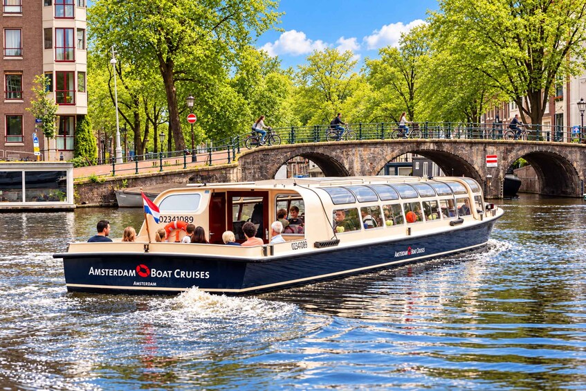Picture 2 for Activity Amsterdam: Luxury Canal Cruise & Live Local Stories - 75 min 2