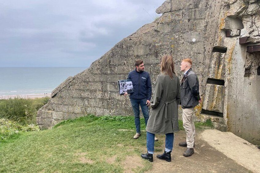 Moving discovery of Omaha Beach on the top of the German defenses 4