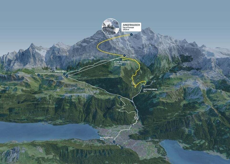 Picture 4 for Activity From Lauterbrunnen: Ticket to Jungfraujoch - Top of Europe