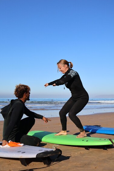 Picture 3 for Activity Agadir: Taghazout Beginner Surf Lesson With Lunch & Transfer 3