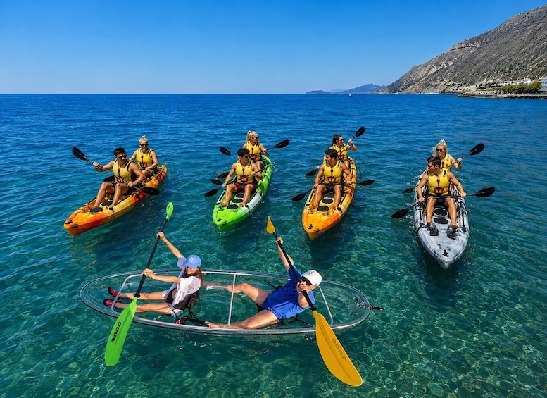 Santorini:explore the black beach by Kayak 3