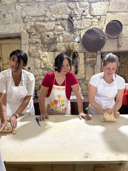 Picture 4 for Activity Lecce: Pasta Making Class in 1400s-Era Courtyard with Wine 5