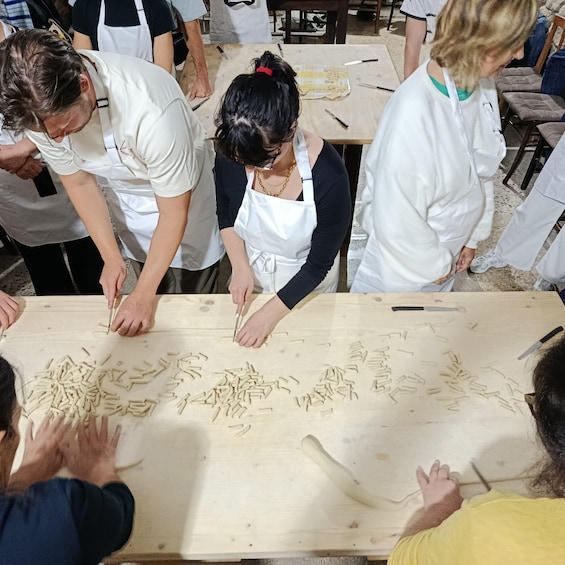 Picture 26 for Activity Lecce: Pasta Making Class in 1400s-Era Courtyard with Wine 2