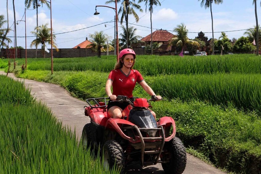 Picture 10 for Activity Ubud: Quad ATV Waterfalls & Barong Caves 5
