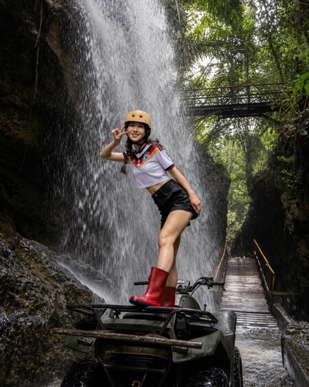 Picture 4 for Activity Ubud: Quad ATV Waterfalls & Barong Caves 4