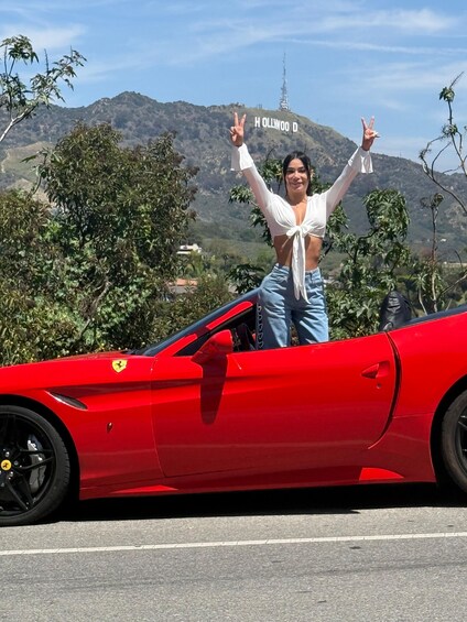 Picture 3 for Activity Hollywood: 30 min Hollywood Sign Ferrari Tour 2