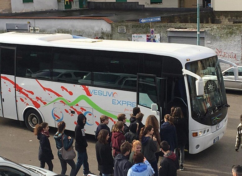 Picture 1 for Activity Naples: Round Trip + Entrance Ticket for the Vesuvio Park 2