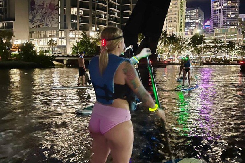 Night on Paddleboard Under the Lights Experience in Fort Lauderdale 4