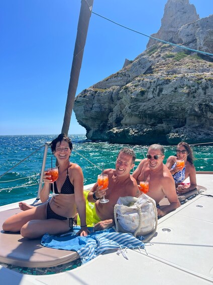 Picture 1 for Activity Cagliari: Catamaran Tour, Swimming, Snorkeling, & Prosecco 2