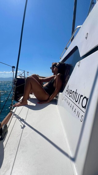 Picture 2 for Activity Cagliari: Catamaran Tour, Swimming, Snorkeling, & Prosecco 3